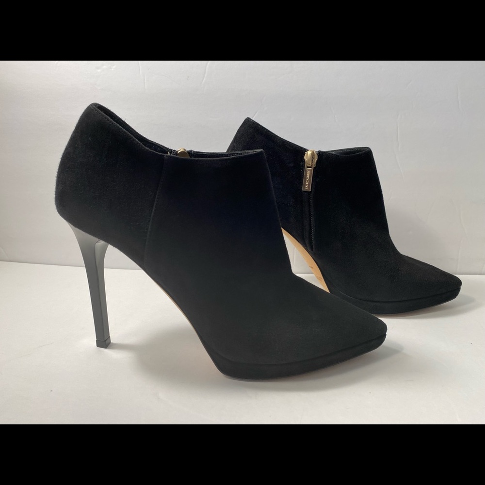 Jimmy choo ankle Boots Heels booties suede black 37.5 7